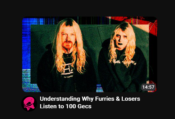 100 gecs YouTube Thumbnail
